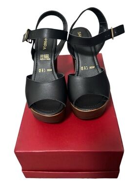 ✨👡 Sahara 3218 Platform Sandals Size 26 | Like New | Chunky Heel 🤎🌿✨